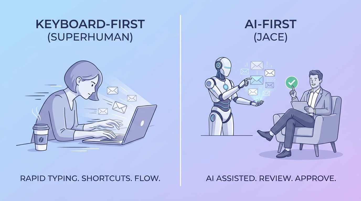 Jace AI vs Superhuman: Who Helps You Hit Inbox Zero Faster?
